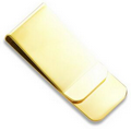 Shiny Gold Polished Money Clip